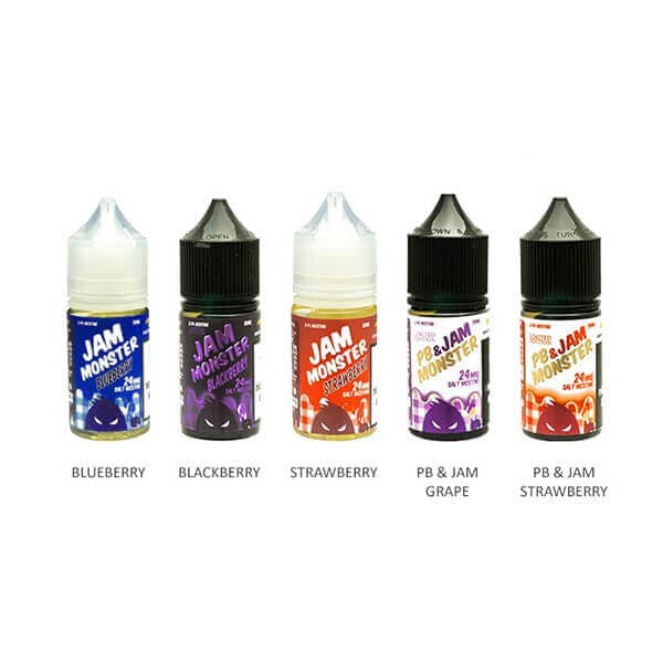 Jam Monster Salt Series E-Liquid 30mL - Salt Nic - Original, Ice, Custard, Etc. thumbnail