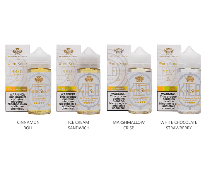 Kilo White Series E-Liquid 100mL - Freebase thumbnail
